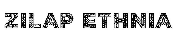 Zilap ethnia字体