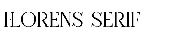 Florens serif字体 字体下载