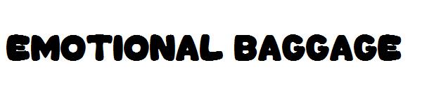 emotional baggage字体