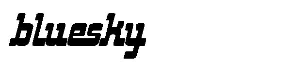 bluesky字体