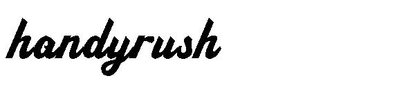 handyrush字体