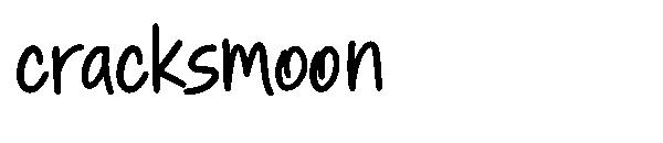 cracksmoon字体