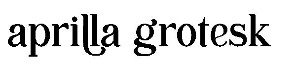 aprilla grotesk字体