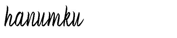 hanumku字体