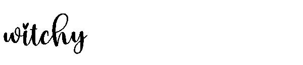 witchy字体