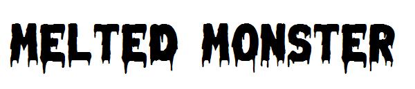 melted monster字体