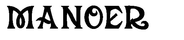 manoer字体