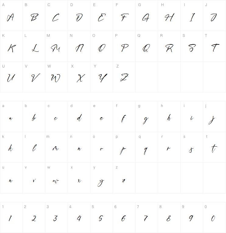 Kladistten richgale字体
