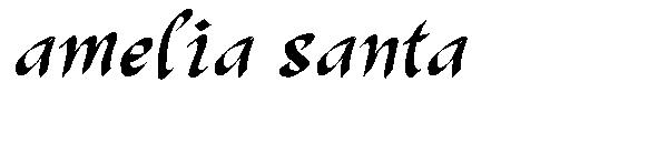 Amelia santa字体 字体下载