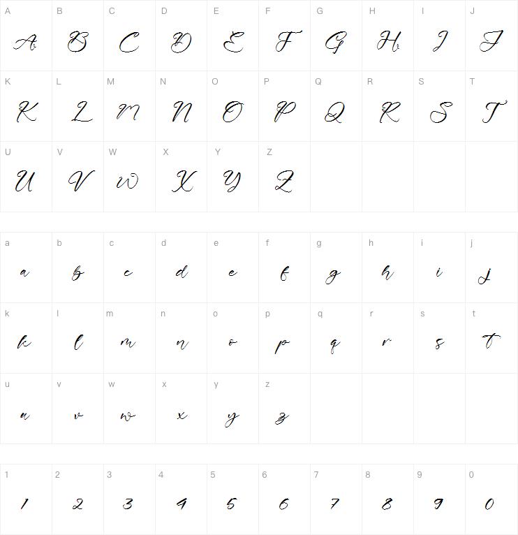 Anlietha字体