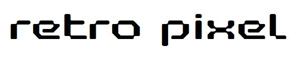 Retro pixel字体