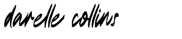 darelle collins字体