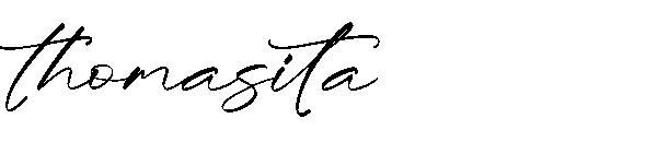 thomasita字体