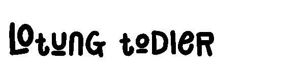lotung todler字体