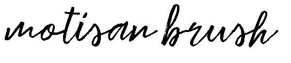 motisan brush字体