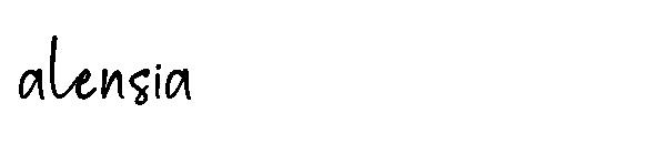 alensia字体