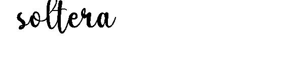 soltera字体