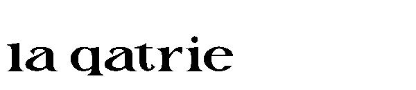 la qatrie字体