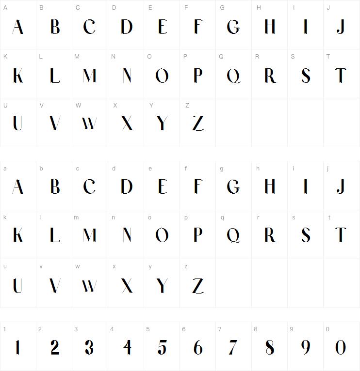 Laxical serif字体