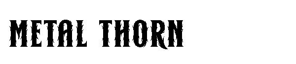Metal thorn字体