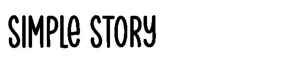 simple story字体