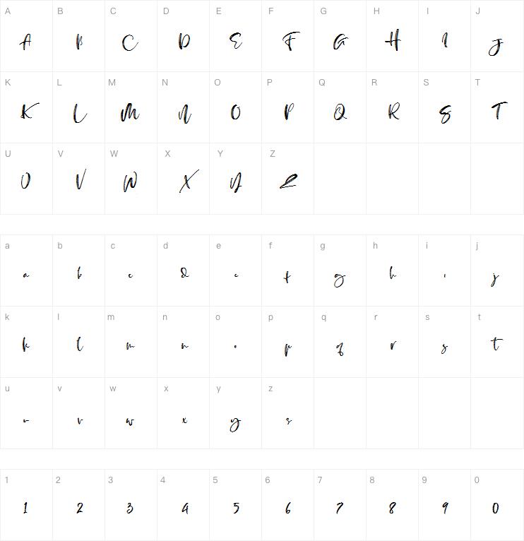 Bologna script字体