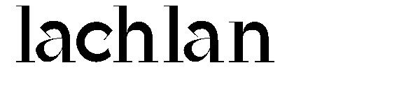 Lachlan字体