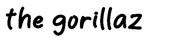 the gorillaz字体
