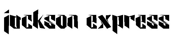 Jackson express字体
