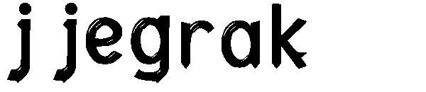 j jegrak字体