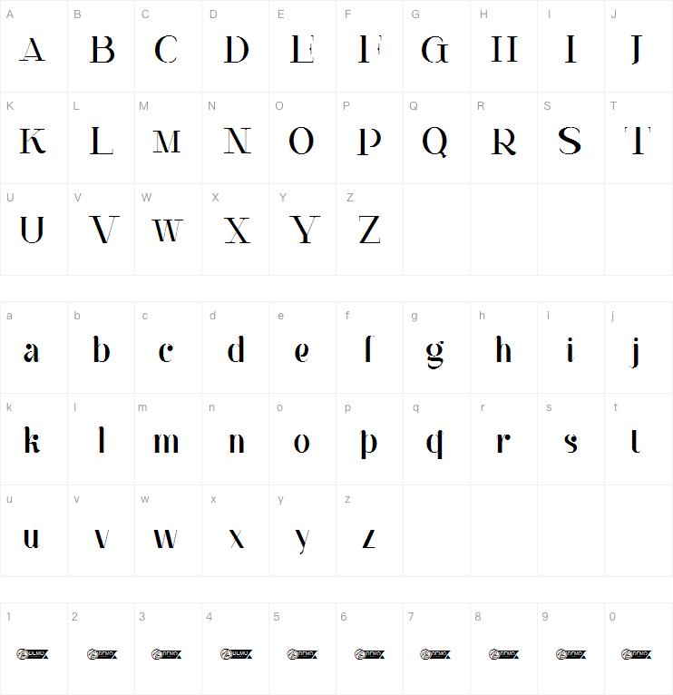 Metamorphic字体