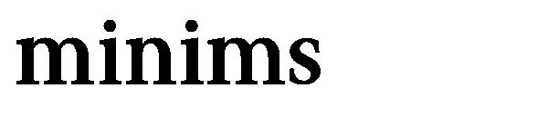Minims字体