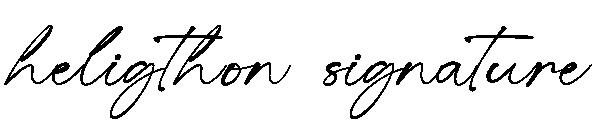 Heligthon signature