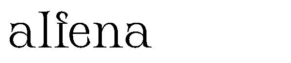 Alfena字体