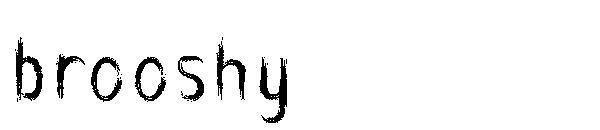Brooshy字体