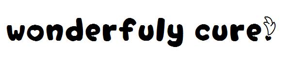 wonderfuly cure!字体