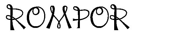 Rompor字体 字体下载