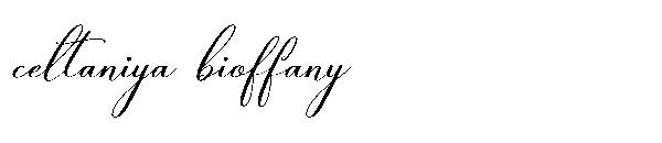 celtaniya bioffany字体