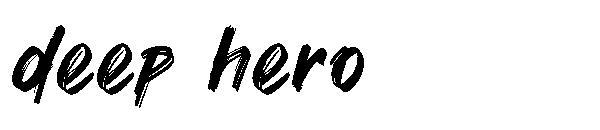 Deep hero字体