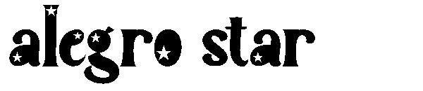 Alegro star字体 字体下载