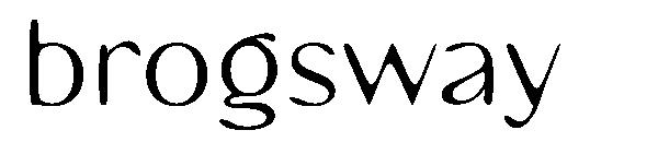 Brogsway字体