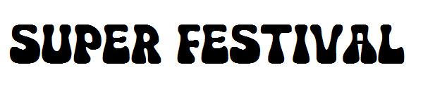Super festival字体