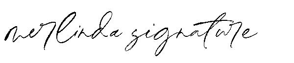 Merlinda signature字体 字体下载