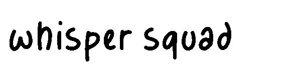 whisper squad字体