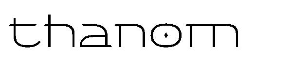 Thanom字体