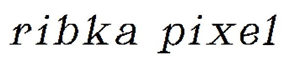 Ribka pixel字体