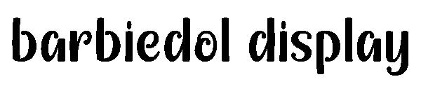 barbiedol display字体