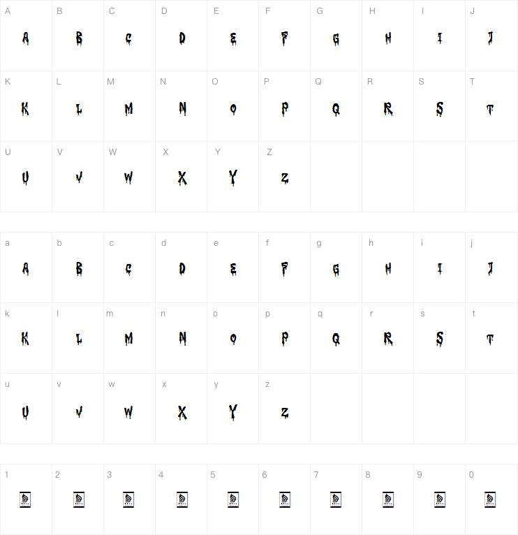 zomblo字体