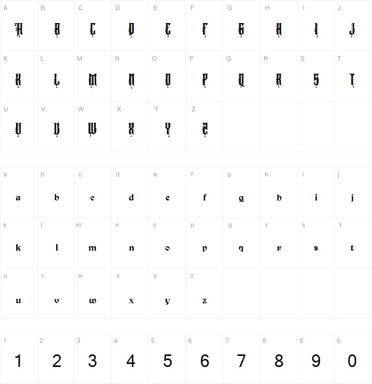 Terrible season字体