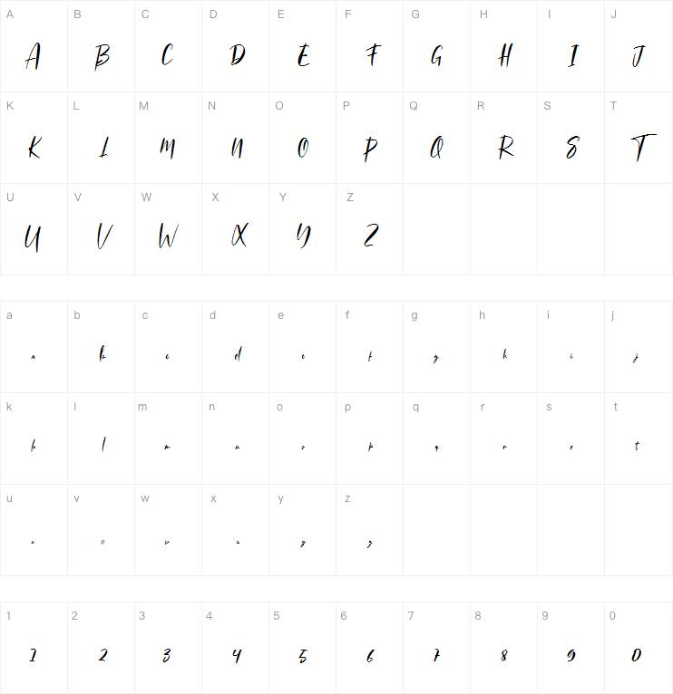 Simple inkdrop字体